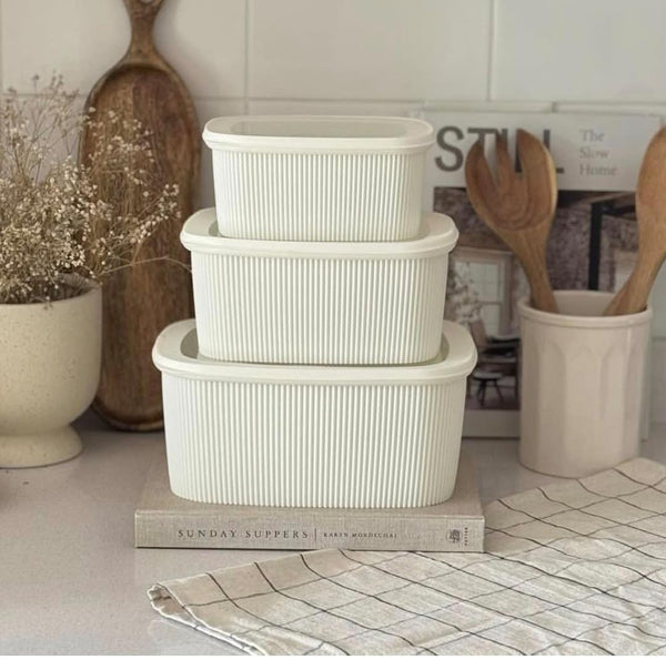3pcs multipurpose storage containers — Kenya · WIMU Kitchen Nairobi