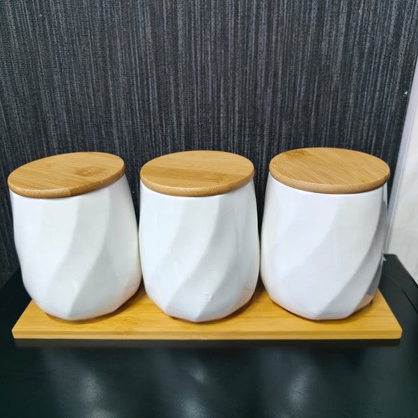 3 pcs set canisters — Kenya · WIMU Kitchen Nairobi