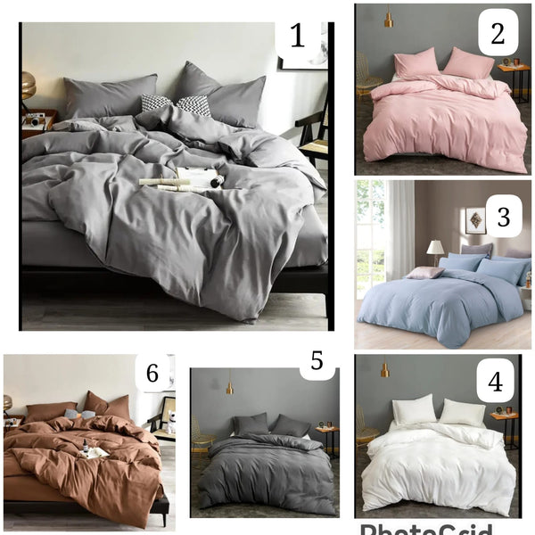 4pc Plain High Quality Duvet Cover Set — Kenya · WIMU Kitchen Nairobi