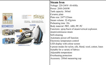 Steam Iron (view 3) — Kenya · WIMU Kitchen
