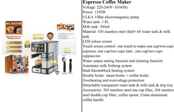 Expresso Coffee Maker (view 2) — Kenya · WIMU Kitchen