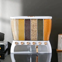 Acrylic Partitioned Rice/Cereal Dispenser (view 4) — Kenya · WIMU Kitchen