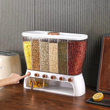 Acrylic Partitioned Rice/Cereal Dispenser — Kenya · WIMU Kitchen
