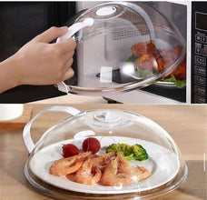 Heavy microwave food cover with white handle — Kenya · WIMU Kitchen