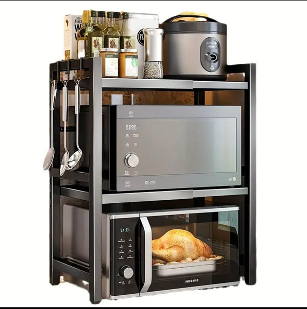 Double layer Heavy-duty Adjustable Microwave Stand&nbsp; — Kenya · WIMU Kitchen Nairobi