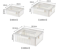 3pcs Stackable Food Storage Containers (view 4) — Kenya · WIMU Kitchen