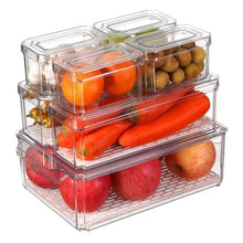 7 pcs BPA-Free Stackable acrylic Fridge Organizer — Kenya · WIMU Kitchen