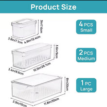 7 pcs BPA-Free Stackable acrylic Fridge Organizer (view 5) — Kenya · WIMU Kitchen