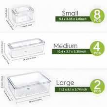 14pcs Stackable Fridge Storage Organizers (view 4) — Kenya · WIMU Kitchen