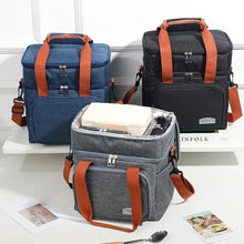 Double Compartment Insulated Lunch Bag — Kenya · WIMU Kitchen