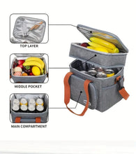 Double Compartment Insulated Lunch Bag (view 4) — Kenya · WIMU Kitchen
