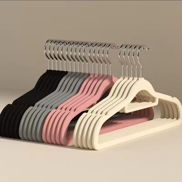 10pcs Velvet Non-Slip Hangers with Tie Bar — Kenya · WIMU Kitchen Nairobi