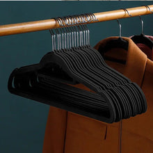 10pcs Velvet Non-Slip Hangers with Tie Bar (view 6) — Kenya · WIMU Kitchen