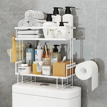 Double Layer Bathroom/ Toilet Racks With Tissue Holder (view 2) — Kenya · WIMU Kitchen