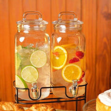 Danny Home Glass Juice Dispenser with Tap & Stand | Large Beverage Dispenser for Juice, Water & Drinks (view 7) — Kenya · WIMU Kitchen