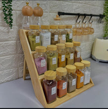 Spice containers with bamboo stand — Kenya · WIMU Kitchen