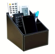 Multi-Compartment Leather Desk Organizer /Remote organizer — Kenya · WIMU Kitchen