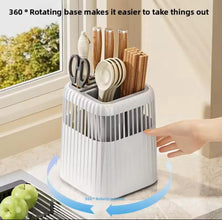 Multi-Functional Rotating Knife &amp; Utensil Rack (view 2) — Kenya · WIMU Kitchen