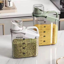 Acrylic airtight cereal storage container (view 4) — Kenya · WIMU Kitchen