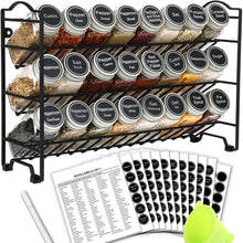 24pcs Spice Jars With Organizing Rack — Kenya · WIMU Kitchen