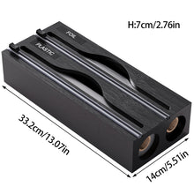 2in1 Bamboo Wrap Dispenser With Cutter (view 3) — Kenya · WIMU Kitchen