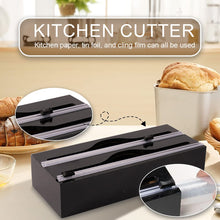2in1 Bamboo Wrap Dispenser With Cutter — Kenya · WIMU Kitchen