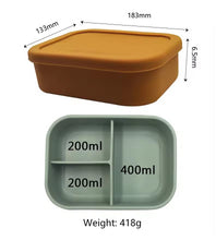 Partitioned Food-Grade Silicone Lunch Box (view 2) — Kenya · WIMU Kitchen