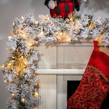 Snow Flocked Garland (view 3) — Kenya · WIMU Kitchen