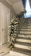 Snow Flocked Garland (view 2) — Kenya · WIMU Kitchen