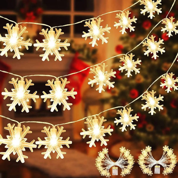 Snowflake Shaped Christmas Lights — Kenya · WIMU Kitchen Nairobi