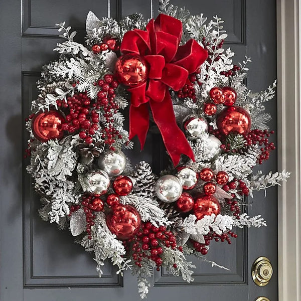 Christmas Snowy Wreath — Kenya · WIMU Kitchen Nairobi