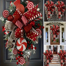 Candy Cane Christmas Wreath (view 3) — Kenya · WIMU Kitchen