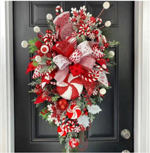 Candy Cane Christmas Wreath (view 2) — Kenya · WIMU Kitchen