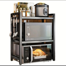 Double layer Heavy-duty Adjustable Microwave Stand (view 3) — Kenya · WIMU Kitchen