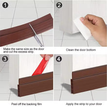 Waterproof Adhesive Silicone rubber Under Door Sealing strip (view 3) — Kenya · WIMU Kitchen