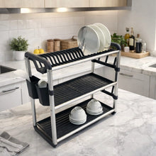 Premium Quality 3Tier Aluminum Dish Drainer — Kenya · WIMU Kitchen
