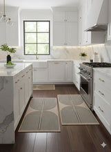 2pcs Geometric Heavy Duty Wide Kitchen /Floor Mats Set — Kenya · WIMU Kitchen