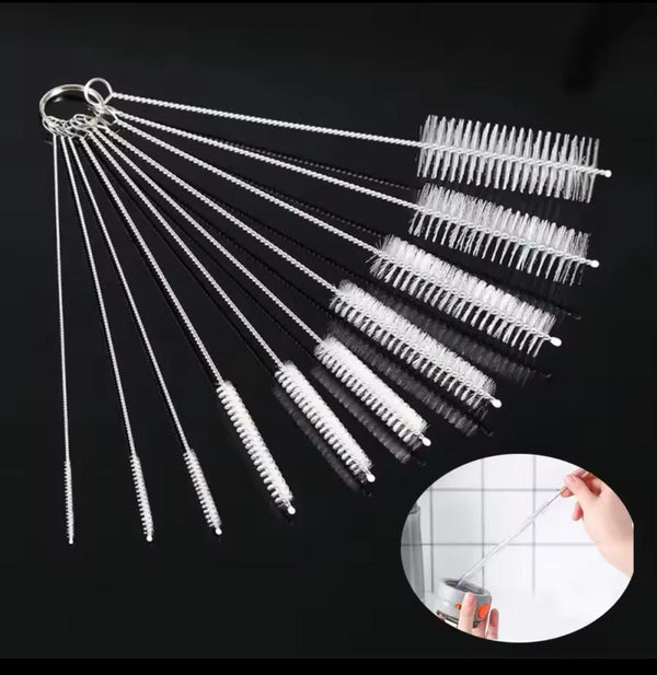 10-Piece Drinking Straw Cleaning Brush Set — Kenya · WIMU Kitchen Nairobi