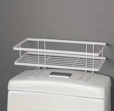 Metallic Over-the-Toilet Rack – Single Layer (view 2) — Kenya · WIMU Kitchen