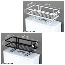 Metallic Over-the-Toilet Rack – Single Layer (view 3) — Kenya · WIMU Kitchen