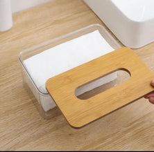 Acrylic Transparent Serviette Holder with Bamboo Cover (view 2) — Kenya · WIMU Kitchen