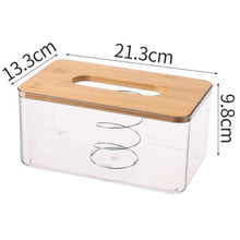 Acrylic Transparent Serviette Holder with Bamboo Cover (view 4) — Kenya · WIMU Kitchen