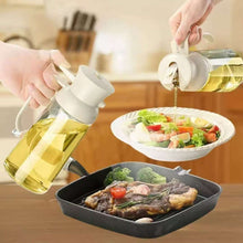 2-in-1 Glass Oil Jar (450ml) — Kenya · WIMU Kitchen