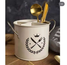 Alloy Cutlery Holders (view 2) — Kenya · WIMU Kitchen