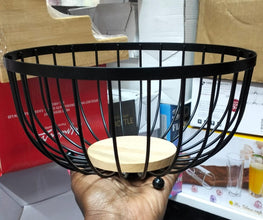 Quality Heavy Fruit Basket/Holder with Bamboo (view 2) — Kenya · WIMU Kitchen