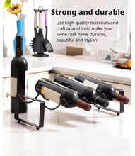 Metallic Carbon Wine Holder (view 3) — Kenya · WIMU Kitchen