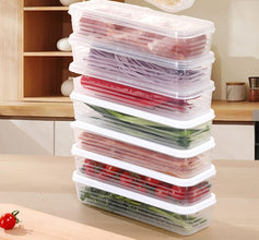 Refrigerator Herb Storage Box / Fresh Keeping Crisper Organizer with Lid (view 9) — Kenya · WIMU Kitchen