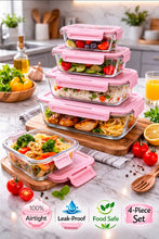 4PCS Glass Food Container Set (view 2) — Kenya · WIMU Kitchen