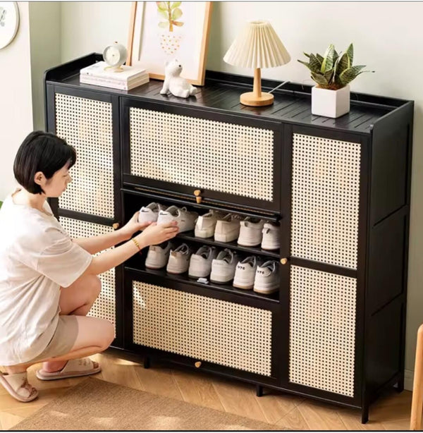 26 Pairs Wooden bamboo shoe cabinet — Kenya · WIMU Kitchen Nairobi