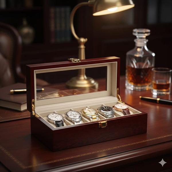 Luxurious wooden 5 slots watch case. — Kenya · WIMU Kitchen Nairobi